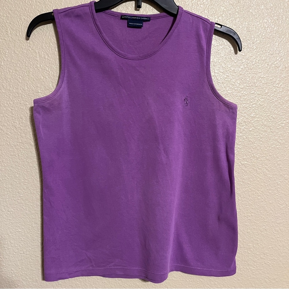 Ralph Lauren Sport Women’s M Vintage Purple Tank Top